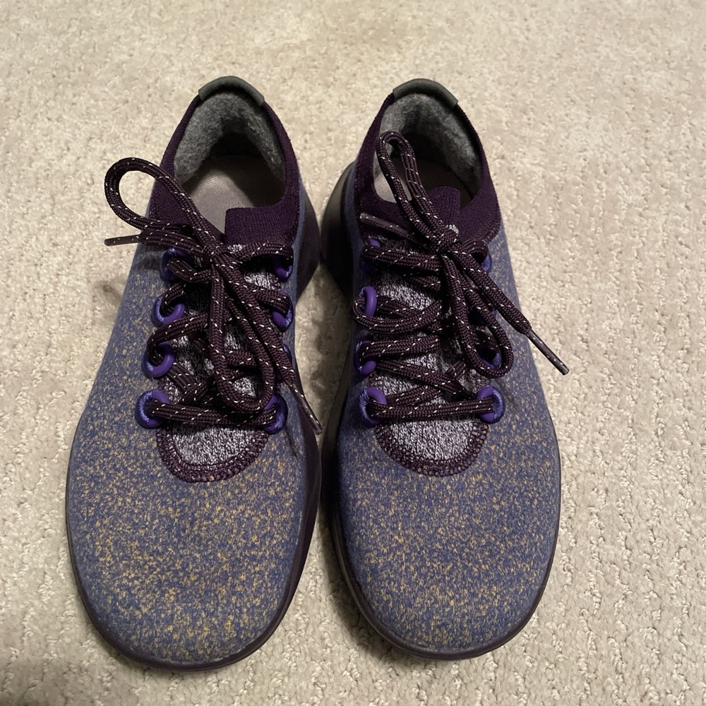 Allbirds Wool Dasher Mizzle Sneakers Comet Purple Size 6